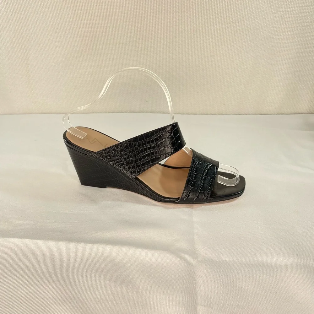 Naturalizer 27 Edit Womens Vennice Leather Sandals Black. Size 9 Like Ne…